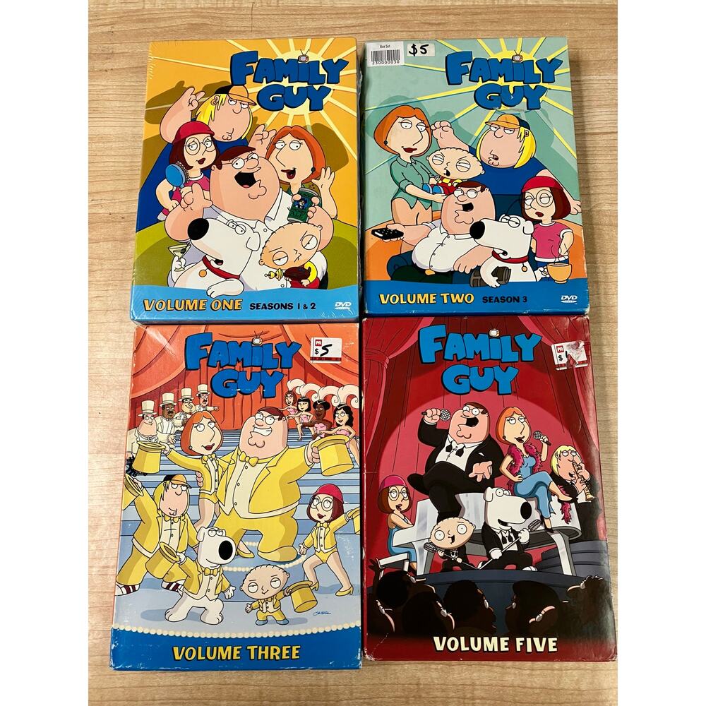 Family Guy DVD Bundle of 4.